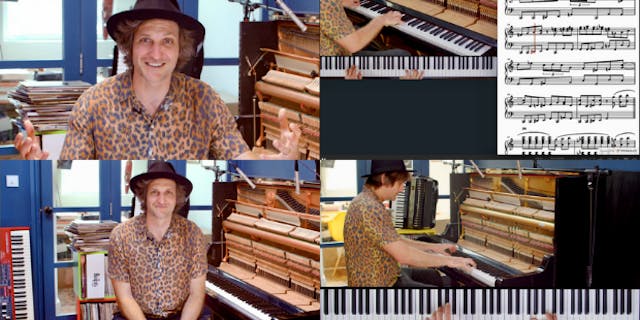 Paddy Milner Playing Boogie Woogie Piano